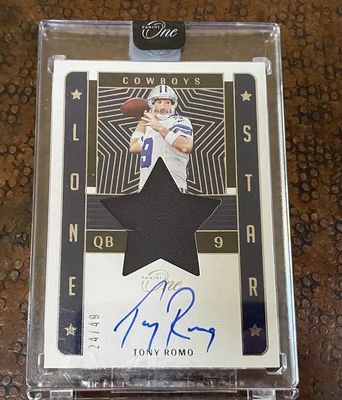 $199.99 • Buy TONY ROMO 2022 PANINI ONE Cowboys Autograph WORN/USED JERSEY  PATCH AUTO /49 