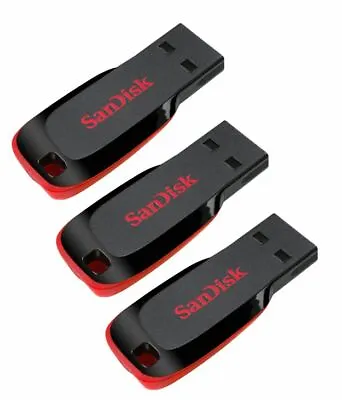 SanDisk 8GB 16GB 32GB 64GB 128GB BLADE USB Flash Pen Drive Memory Stick OTG Lot • £3