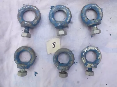 Six Lifting Eye O-Ring Bolts M10   C15   Lot 5 • £10