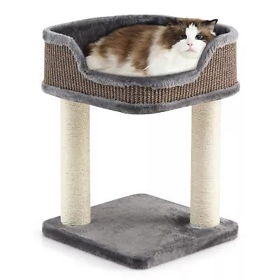 Cat Tree Multi-Level Cat Tower W/ Scratching Posts & Large Plush Perch • $999