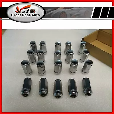 20 PCS Chrome Wheel Nuts For Holden Commodore VE VF 14x1.5 19mm TAPERED • $29.01