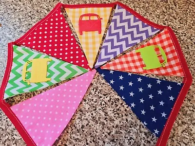£5 • Buy  New! - Vw Campervan Bunting - Choose Your Colour - 1 Metre Length - Free P&p