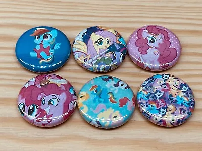 My Little Pony Friendship Is Magic - Set Of 6 1  Pinback Button [bm230] • $3.50