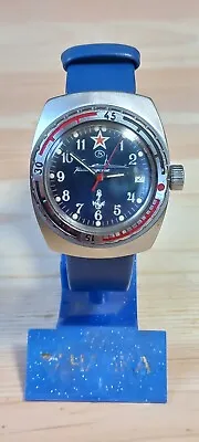 RARE VOSTOK Amphibia  200m Diver Barrel 2209 USSR Watch Wrist Soviet Vtg OldRARE • $65