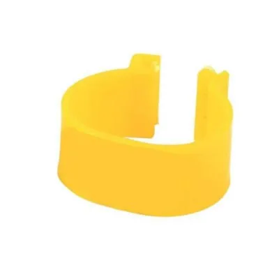 £4.45 • Buy Pack Of 10 X 16mm Chicken Poultry Leg Rings In YELLOW | UK Seller 
