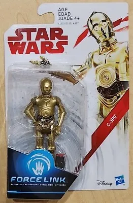Star Wars C-3PO Force Link Action Figure Protocol Droid The Last Jedi  • $11.90