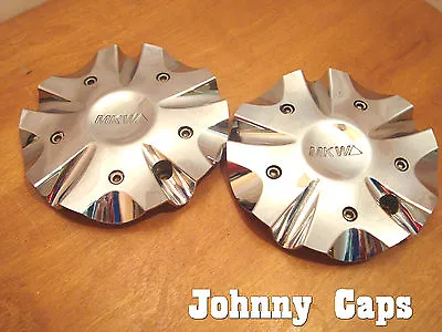 MKW  Wheels Chrome Center Cap Custom Aftermarket MKW Wheel Center Caps (2)   • $80.81