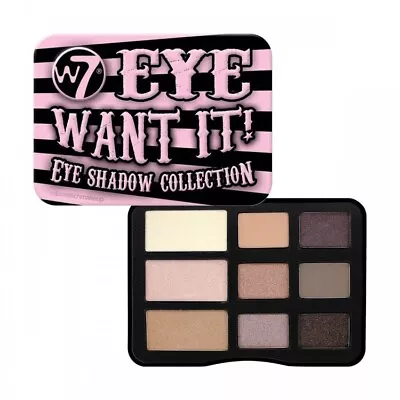 W7 Eye Want It! Eyeshadow Palette **Brand New** Free Postage** • £4.99