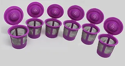 6 Pack Reusable Refillable Single K-Cups Coffee Filter Pod For Keurig K400K425 • $10.95