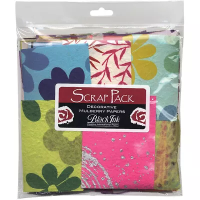 Mulberry Paper Scrap Pack By Black Ink Papers Assorted • $11.44