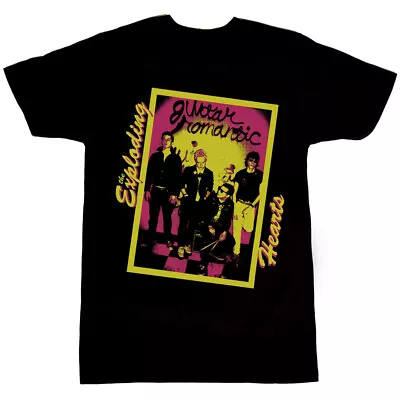 Vtg The Exploding Hearts Cotton Black For Men Women Full Size Shirt MM843 • $18.04