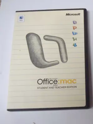 Microsoft Office Mac Student And Teacher Edition 2004 W/ 3 Product Keys • $13.99