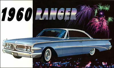 1960 Edsel Ranger 2 Door Coupe Blue Refrigerator Magnet 40 MIL • $5.35