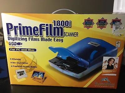 Pacific Image PrimeFilm 1800i Scanner NEW Plug And Play For Pc & Mac • $61.99