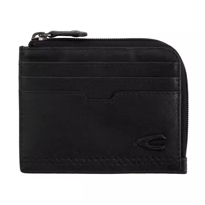 Camel Active Purse Card Case Osaka Black Plain 269 707 60 Black • £27.11