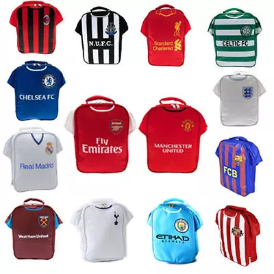 Football Club Kit Lunch Bag Meal Back To School Christmas Boys/Girls Sports Bag • £13.99