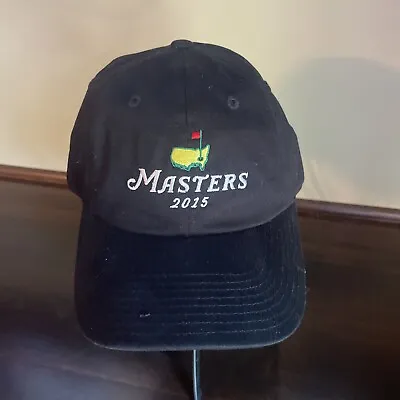 2015 Masters Augusta National Golf Hat Black Strapback Hat Sports • $12