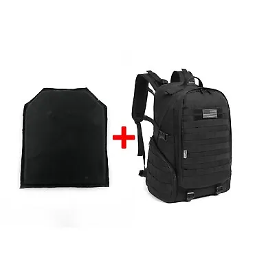 K-Cliffs Bulletproof Level NIJ 3A Insert Backpack Tactical Travel Rucksack • $129.99