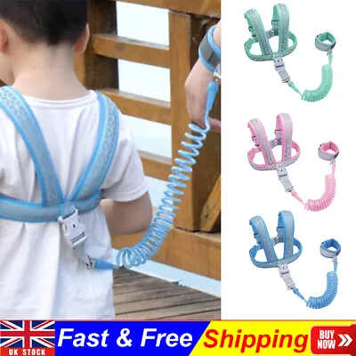 Baby Anti Lost Safety Harness Kids Toddler Leash Belt Strap Walking Rope Reins • £13.70
