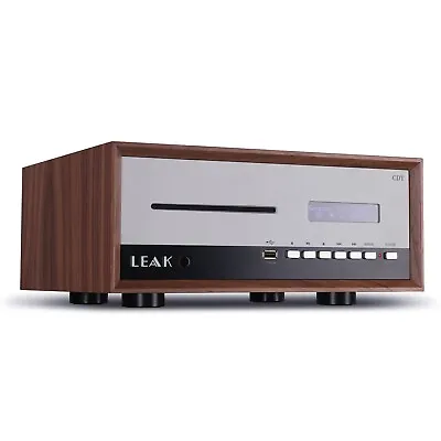 £595 • Buy Leak CD Transport CDT - Walnut Compact Disc Retro Walnut Wood WAV MP3 FAT32 