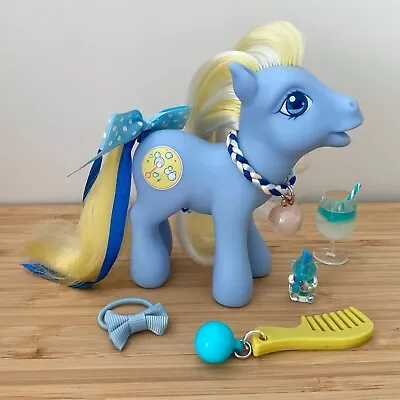 My Little Pony Bubblecup G3 Vintage Hasbro 2002 Exc Cond Custom Accs • £12.25