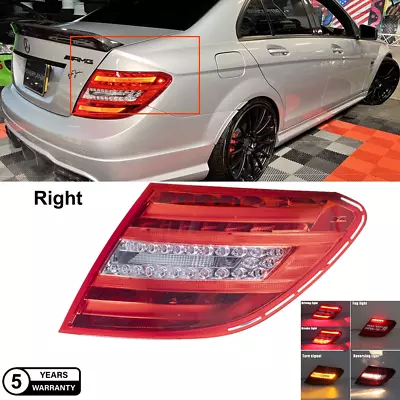 For 2011-2014 Mercedes W204 C-Class Dark Red LED Tail Light Lamp Right Dot NEW • $86