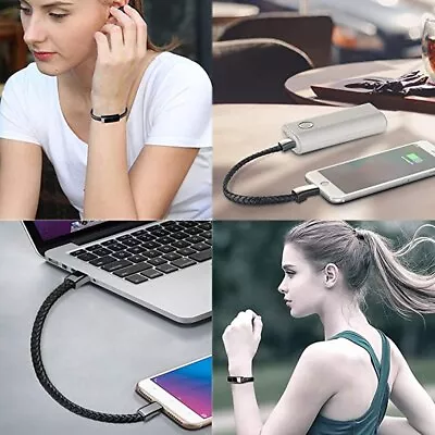 New Bracelet Charger USB Charging Cable Data Charging Cord For IPhone Apple Andr • $19.96