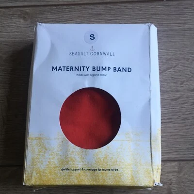 £14.55 • Buy Seasalt Cornwall Women's Organic Maternity Bump Band Size Small Red Dark Tomato 