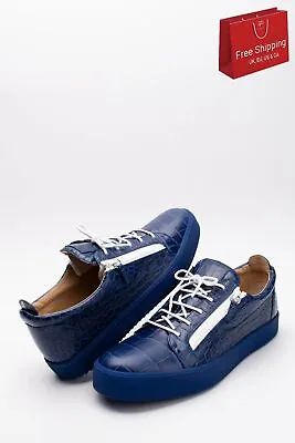 $121.97 • Buy RRP€660 GIUSEPPE ZANOTTI Leather Sneakers US17 UK16 EU50 Crocodile Pattern