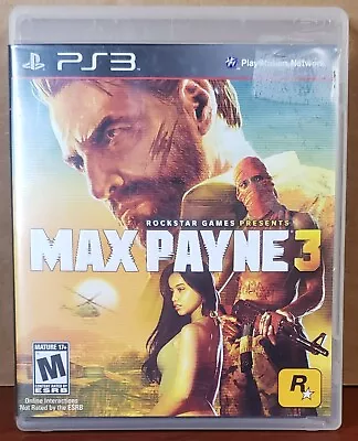 Max Payne 3 (Sony PlayStation 3 2012)NO SCRATCHES CLEAN  • $10