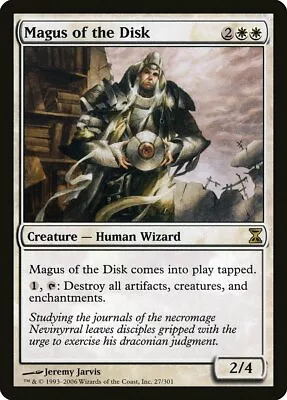 Magus Of The Disk Time Spiral PLD White Rare MAGIC GATHERING CARD ABUGames • $1.40