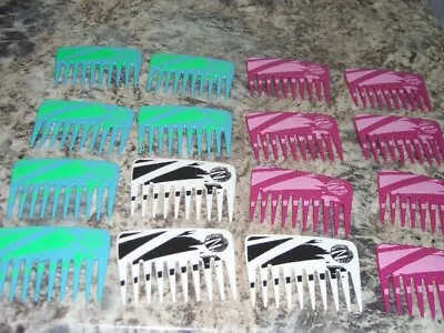 16  Vintage  Pocket Combs  Wide Tooth Detangling Mebco Zone 1 Short  B 945 #3 • $19.99