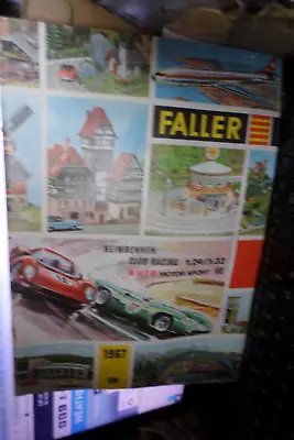 Faller HO N Gauge 1969/70  Catalogue German Language Auto Motor Sport Railway • £15