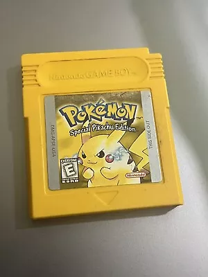 Pokemon Yellow Version: Special Pikachu Ed Game Boy Authentic VG Condition • $58.33