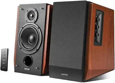 New Edifier R1700BT Bluetooth Lifestyle Bookshelf Studio Speakers Brown - BT/Dua • $385.95