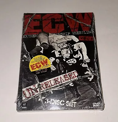 Ecw Unreleased Vol 1 Dvd 3 Disc Set Wwe Aew Icp Roh Tna New • $18