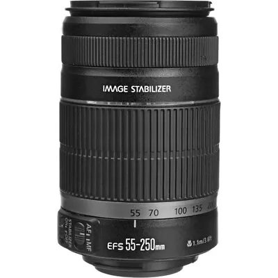 Canon EF-S 55-250mm F4-5.6 STM IS Zoom Lens • $418.95