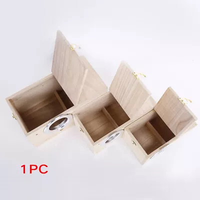 Bird House Warm Craft Cage Wooden Nest Box Pratical Home Durable Breeding Solid. • $24.95