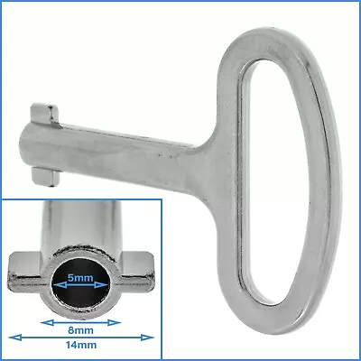 5mm Double Bit Spanner Lock Key Enclosure Utility Access Panel Cabinet Latch • $8.45