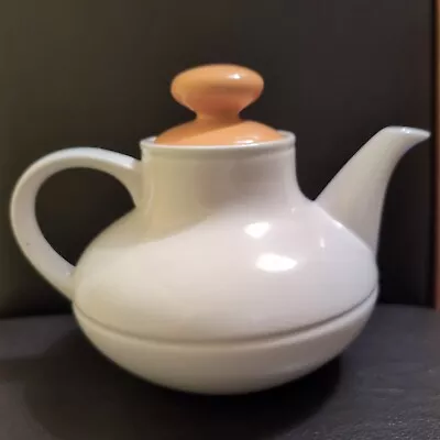 Alfred Meakin Globwhite Ironstone Teapot Retro Vintage Kitsch • £10