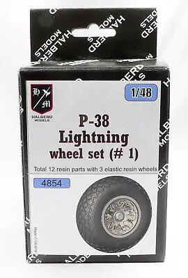 P-38 Lightning Halberd Models Wheels Set #1 1/48 Kit • $16