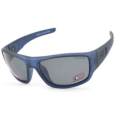 $65.99 • Buy Dirty Dog Muffler Satin Blue/Grey Polarised Men's Sports Sunglasses 53693