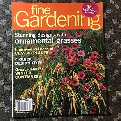 $2.99 • Buy Fine Gardening Magazine December 2011 Ornamental Grasses, Winter Containers