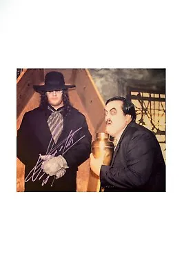 The Undertaker Mark Calaway WWE WWF Autograph 100% Authentic Comes With COA • £149