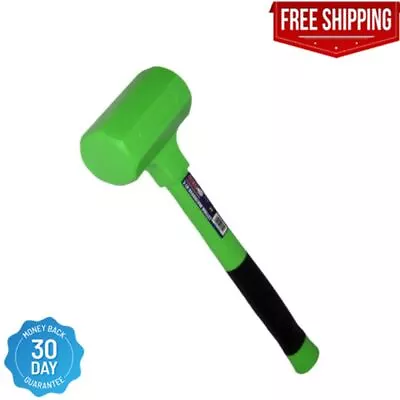 3 Lbs. Deadblow Mallet | Heavy Duty Hammer Plastic Dead High Blow Rubberized – • $21.98