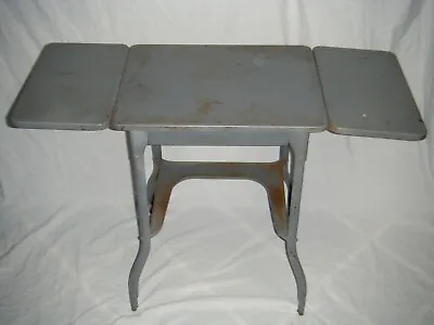 $134.99 • Buy Vintage Metal Industrial Typewriter Desk Stand Drop Leaf Table