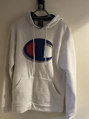 Champion Hoodie Medium Big Logo Sports Sweatshirt Bnwt • £15