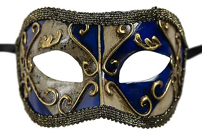 Mask From Venice - Colombine - Painted Handmade -fancy Dress - Masquerade Ball • $60.08