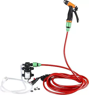$23.40 • Buy Washer Pump Kit Portable Electric Water Pump With 23.6  PVC Pressure Hose 12V