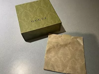 Authentic Gucci Magnetic Gift Box (Empty) 7.5x 7.5x 3” W/ Tissue Paper FREE SH • $29.99